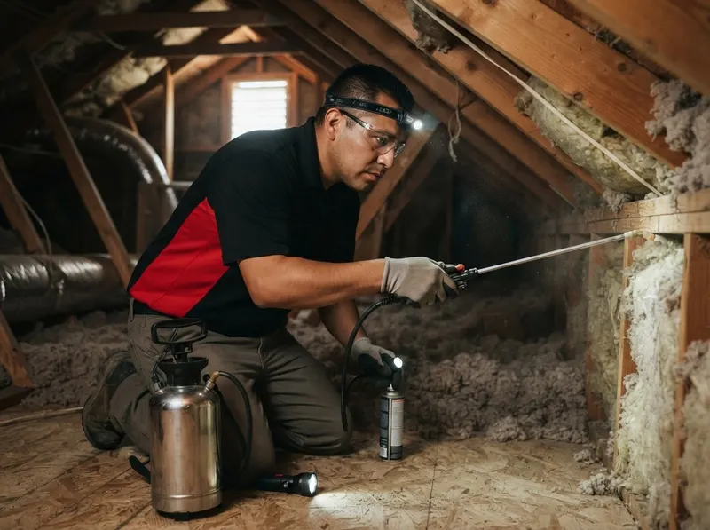 Silverfish and Firebrat Attic Soil Treatment in San Antonio, TX